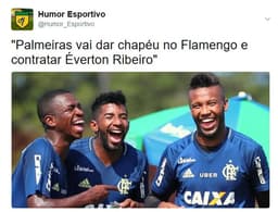 Acerto de Éverton Ribeiro com Flamengo rendeu memes na web