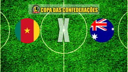 Camarões x Austrália- Copa das Confederações