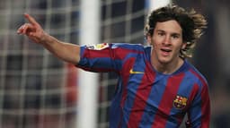 Messi no Barcelona em 2005