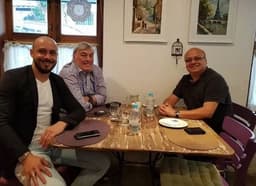 Fernando César, Flávio Adauto e Alessandro Nunes em reunião por Pablo