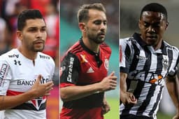 Petros (ex-Corinthians, agora no São Paulo), Everton Ribeiro (ex-Cruzeiro, agora no Flamengo), Elias (Ex-Corinthians e Flamengo, agora no Atlético-MG). Veja outros casos a seguir.