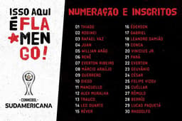 Lista de inscritos na Sul-Americana