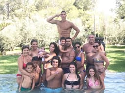 Cristiano Ronaldo e família