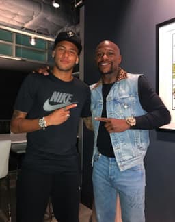 Neymar e Floyd Mayweather