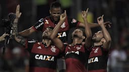 Flamengo 5 x 0 Palestino: as imagens na Ilha do Urubu