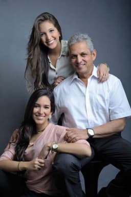 Carolina e Alejandra Rueda, filhas de Reinaldo Rueda