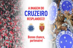 Monaco declara sua torcida ao Cruzeiro em rede social