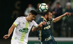 Último encontro: Palmeiras 0 x 2 Chapecoense - 20/8/2017