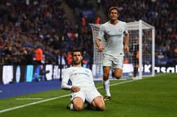Leicester x Chelsea - Comemoração