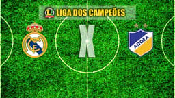 LIGA DOS CAMPEÕES: Real Madrid x Apoel