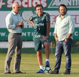 Maurício Galiotte, Cuca e Mattos no Palmeiras