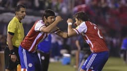 'Los Melli' (os gêmeos) em ação pelo Paraguai
