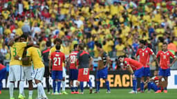 Brasil 1 x 1 Chile - Copa do Mundo de 2014 (28 de junho de 2014)