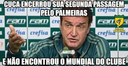 Cuca caiu: internautas brincam com fim da segunda passagem do treinador pelo Palmeiras