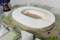 Maquete do novo Estádio Nacional de Tóquio