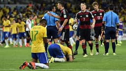 Na semifinal da Copa do Mundo de 2014, a Alemanha aplicou uma goleada história no Brasil, 7 a 1, no Mineirão.