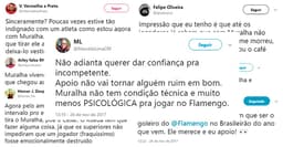 Goleiro do Flamengo foi alvo de críticas e piadas após erro diante do Santos