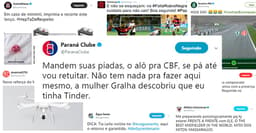 Clubes brasileiros abusaram das brincadeiras e do bom-humor em posts nos perfis oficiais ao longo do ano