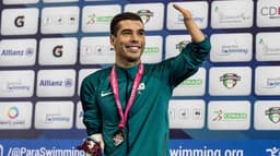 Daniel Dias cumpriu “meta” de medalhas dos filhos no Mundial de 2017 e se emocionou
