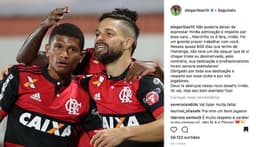Diego se despede de Márcio Araújo e elogia dedicação ao Flamengo