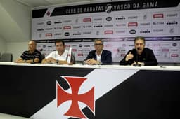 Nova cúpula do futebol do Vasco foi apresentada nesta sexta-feira