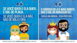 Cruzeiro faz campanha contra assédio durante o Carnaval