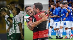 Palmeiras, Flamengo e Cruzeiro são os times do Top-3 da lista