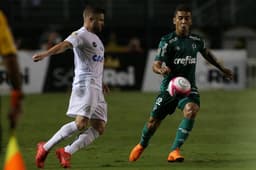 Marcos Rocha e Sasha - Santos 0x1 Palmeiras