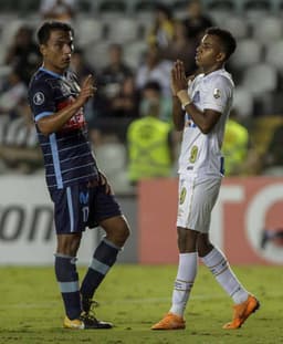 O Santos esteve pouco inspirado contra o Garcilaso e empatou por 0 a 0, pela Libertadores. O único jogador que representou perigo para o rival foi o jovem Rodrygo, que quase marcou um gol e criou boas jogadas. A atuação da equipe foi fraca (notas por Alexandre Guariglia)&nbsp;