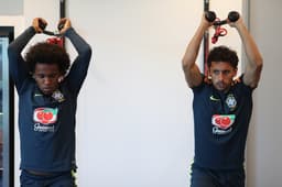 Willian e Marquinhos - Seleção Brasileira