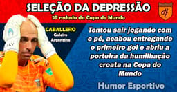Humor na Copa: Seleção da Depressão da 2ª rodada