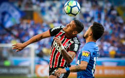 No primeiro turno, o São Paulo fez 2 a 0 no Cruzeiro no Mineirão