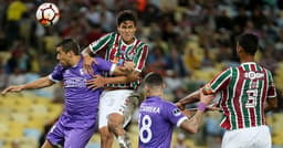 Fluminense venceu o Defensor (URU) por 2 a 0 na partida de ida; veja fotos do duelo no Maracanã