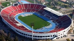 Estádio Nacional, em Santiago (CHL)