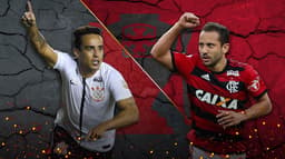 Corinthians e Flamengo farão o primeiro duelo da semifinal da Copa do Brasil na próxima quarta-feira