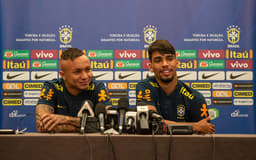 Coletiva Paquetá e Everton - Seleção Brasileira