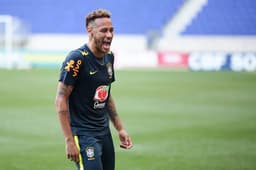 Treino da Seleção Brasileira - Neymar