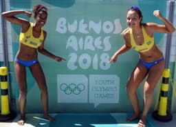 Aninha e Thamela estão invictas nos Jogos Olímpicos da Juventude