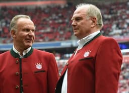 Karl-Heinz Rummenigge e Uli Hoeness - Bayern de Munique