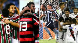 Flu de 2009 - Fla de 2009 - Botafogo de 2016 - Vasco de 2017