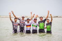 Brasil Ride - Pódio da sétima etapa no mar