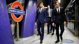 Federer, Djokovic e os outros simplistas do ATP Finals pegam o metrô em Londres