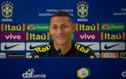Richarlison - entrevista coletiva da Seleção Brasileira