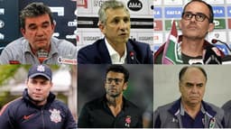Montagem - Presidentes/Técnicos (Corinthians, Vasco e Fluminense)