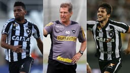 Matheus Fernandes/Oswaldo de Oliveira/Igor Rabello enquanto defendiam o Botafogo. Veja a galeria LANCE!