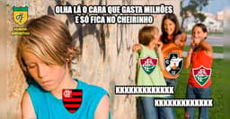 Flamengo é alvo de zoações após derrota e eliminação para o Fluminense