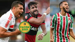 Diego Souza, Henrique Dourado e Everaldo