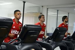 Jogadores do São Paulo têm trabalhado em tempo integral para retornarem o mais breve possível