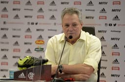 Abel Braga concede coletiva em retorno aos trabalhos no Flamengo