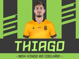 Thiago vai ganhar rodagem no Co;elho jogando a Série B do Brasileiro